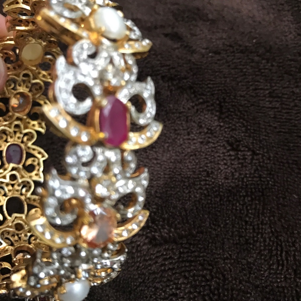 Bangle Multi Color Stones And Zircon Beautiful - image 6